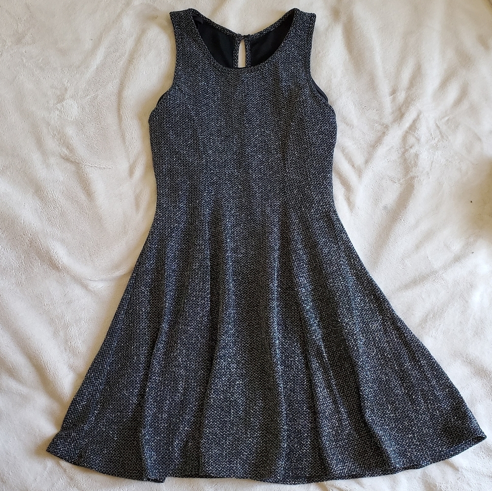 Black/silver disco dress